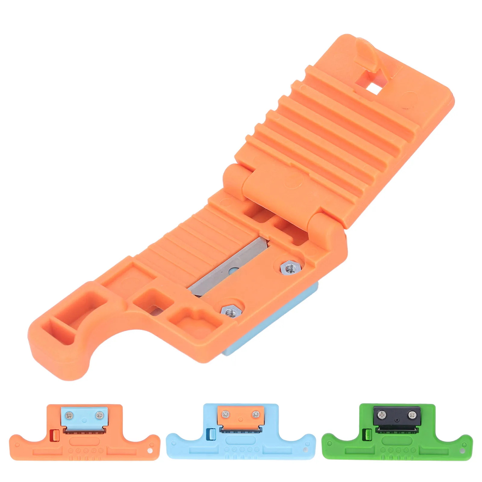 Descascador óptico de 5 fios, descascador de cabo de fita longitudinal 1.9-3.0mm, ferramenta de emenda de cabo, descascador óptico
