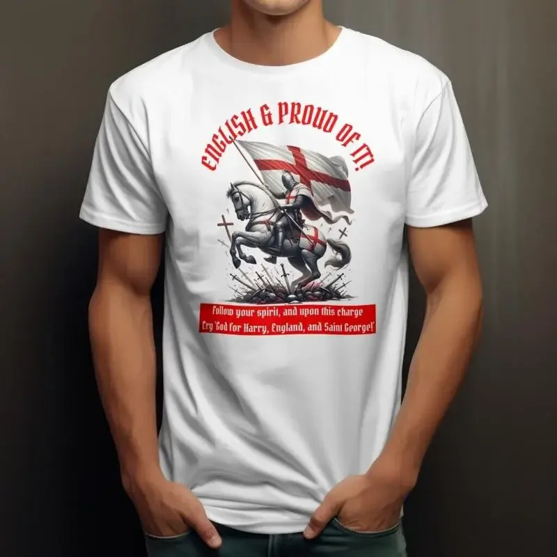 Saint George'S Day T Shirt St George Proud To English Reform Party Celebration