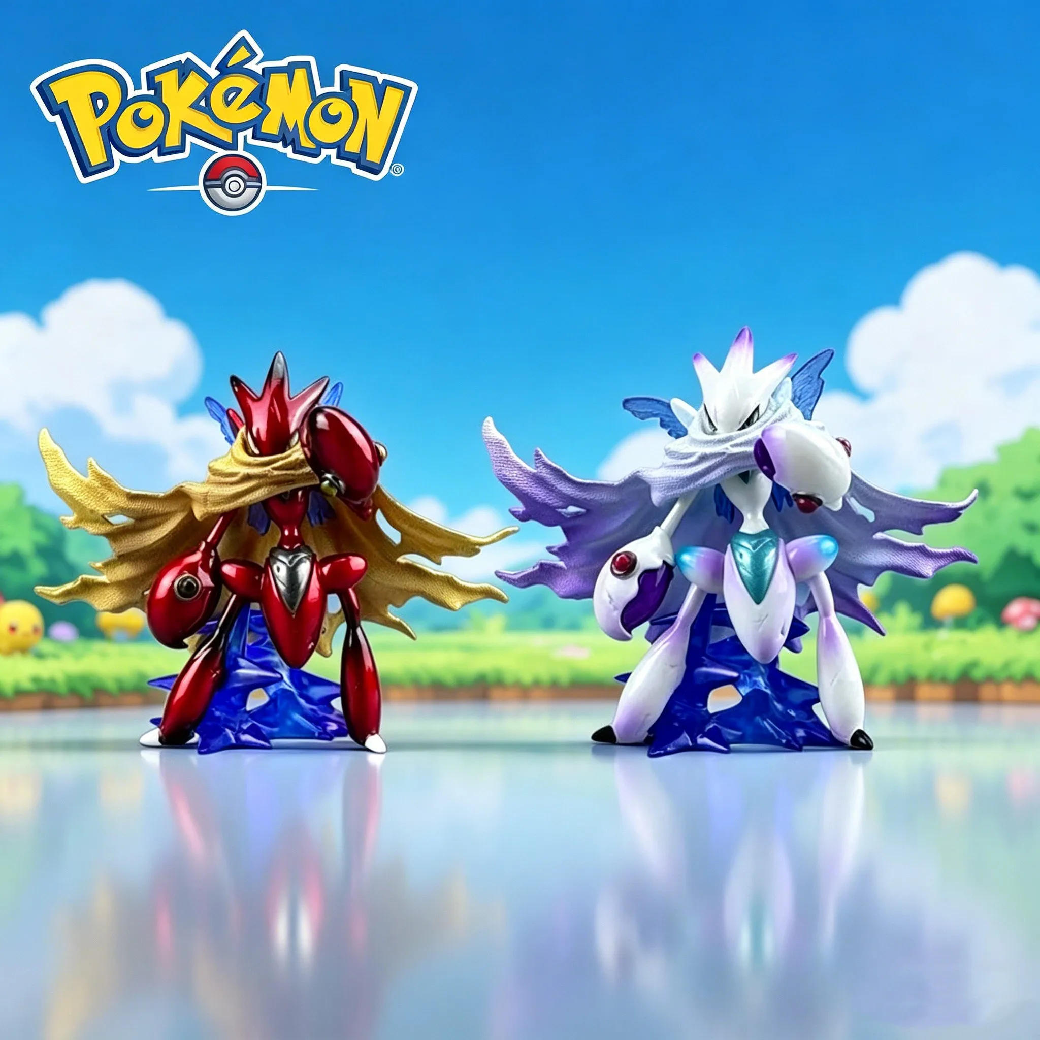 アニメポケモンフィギュアマントシザーアクションフィギュア-pvc-像デスクトップ装飾品コレクションモデルおもちゃギフト-9-センチメートル