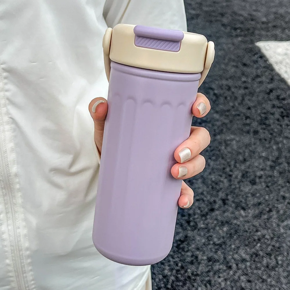 

500ml Stainless Steel Thermos Cup High-Capacity Insulation Or Cooling Portable Drinking Bottle BPA-Free Dual Drink