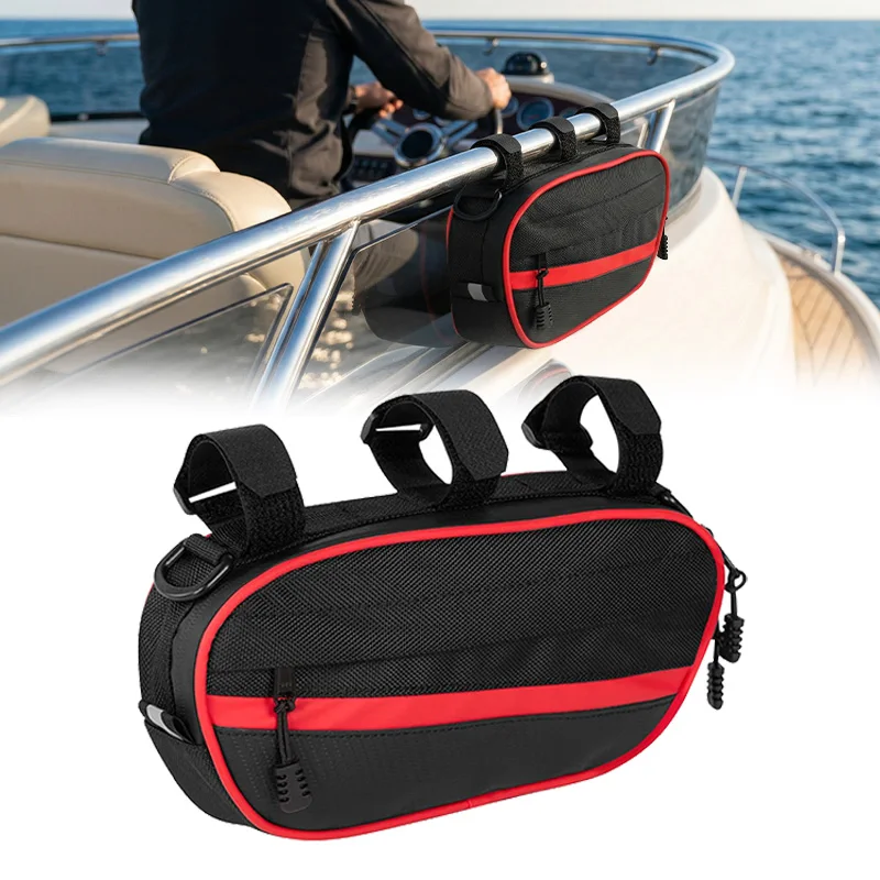 Waterproof UTV Roll Bar Storage Bag 1680D Oxford Roll Cage Tool Pouch Side Bag For Canam Maverick Polaris RZR UTV Accessories