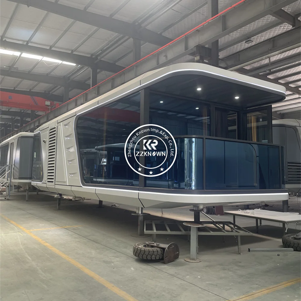 Luxury Portable Container House Cabin Space Capsule Villa Type Modular Capsule House for Vacation Resort