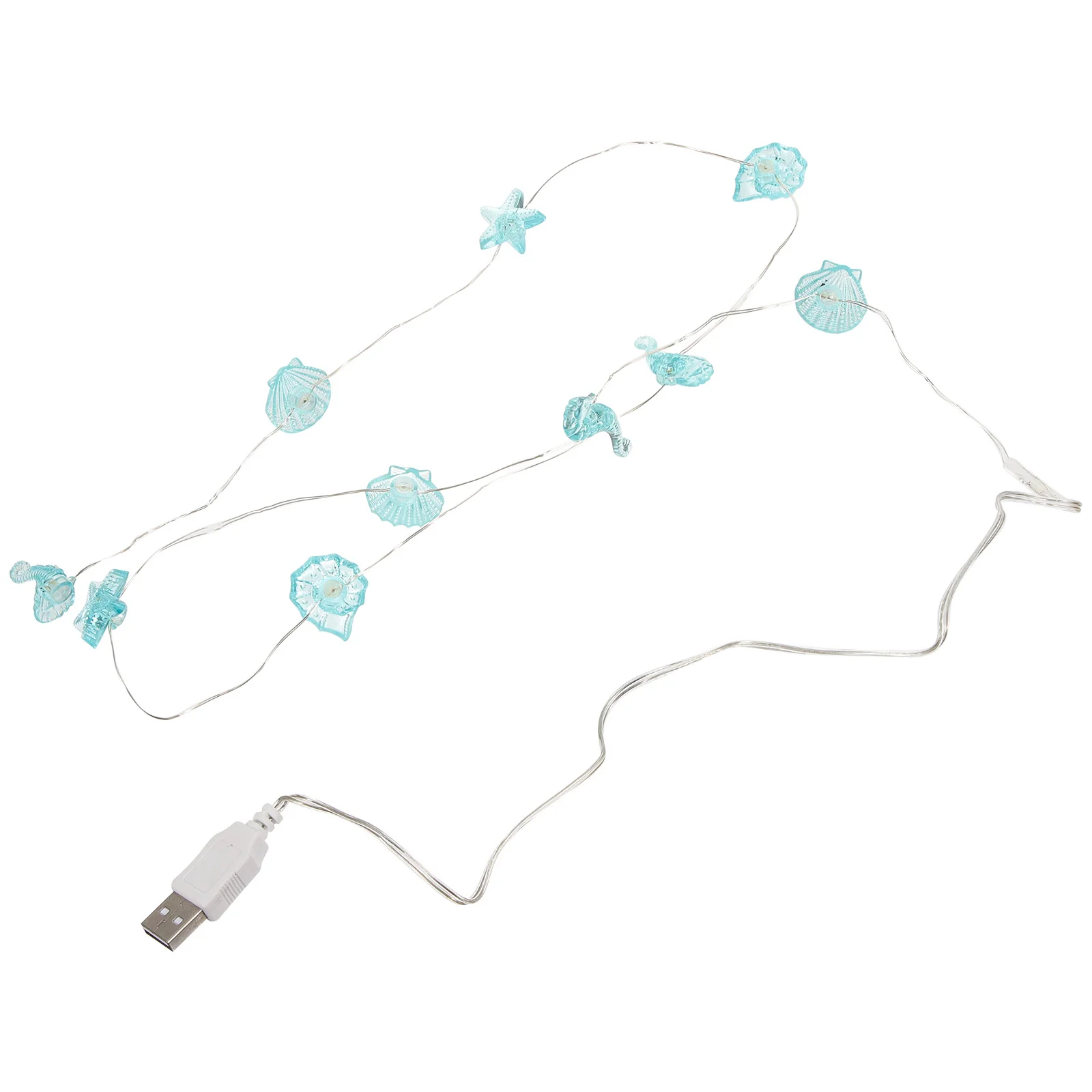 

Ocean Themed Lamp String Decorative Lights for Bedroom Indoor Party String Lights Coastal Room Decor Aesthetic Shell Design