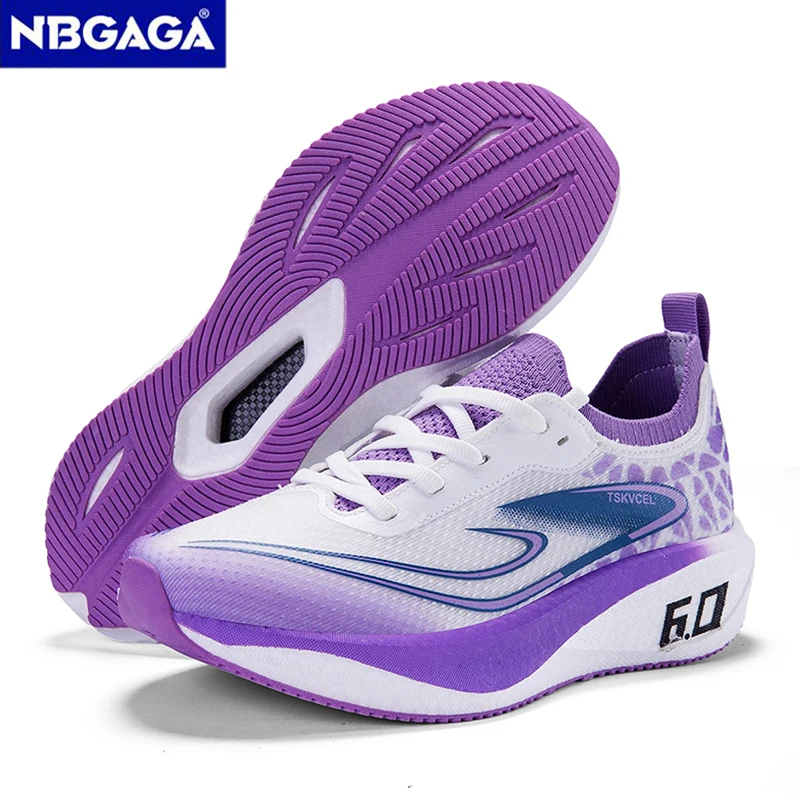 Lightweight Couple Running Shoes Breathable Shock‑Absorbing Sneakers Outdoor Sports Training Footwear for Men Women Size 36‑45