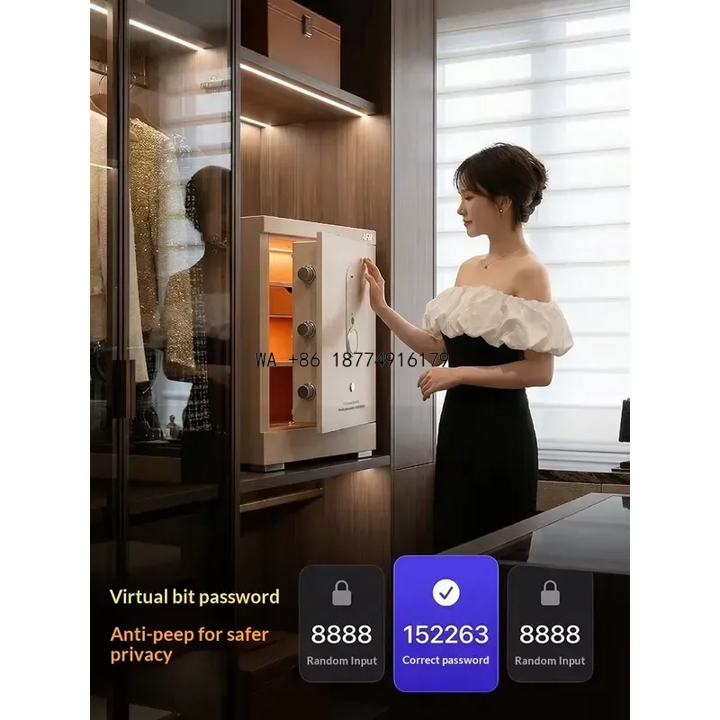 wmwmnu Aifeibao Series Anti-Theft Safe 2026 New Model FDG-A151D-60-GEF; 3S National Certified Smart Wireless Safe;