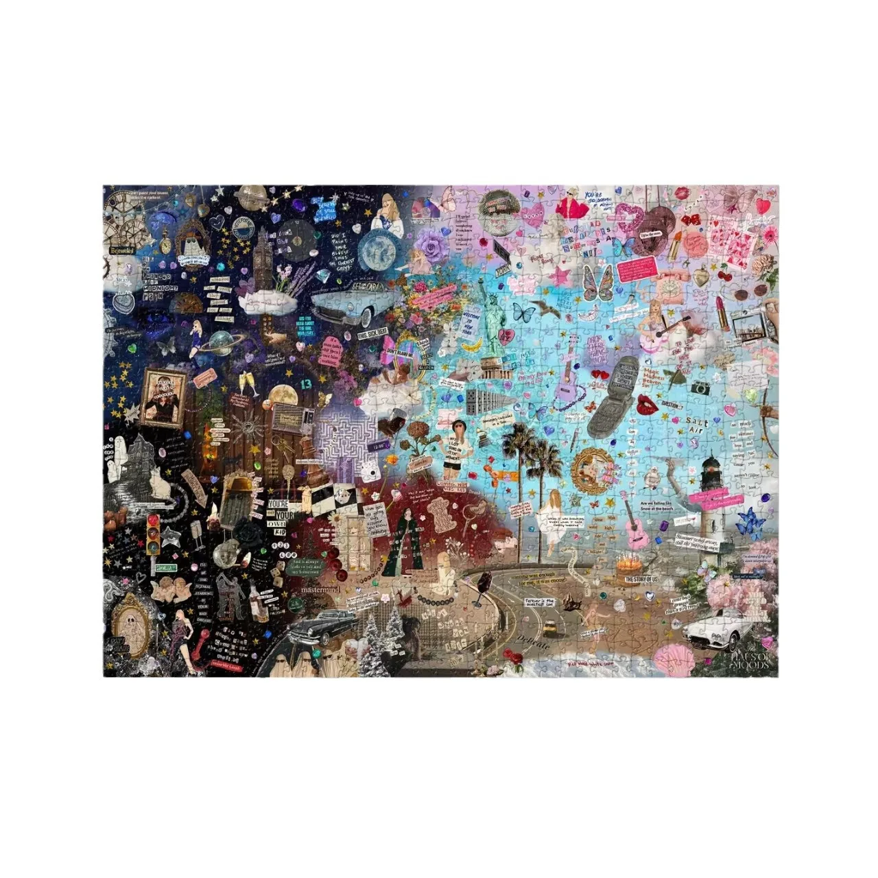 Taylor Era Inspiration Puzzle Swiftie Lyrics, regalo para fanáticos, juguete educativo para niños, rompecabezas para cantantes, t-swizzle, Tay