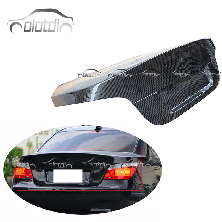 Car Body Kits Replacement Carbon Fiber Rear Trunk Boot Back Door For  E60 Trims