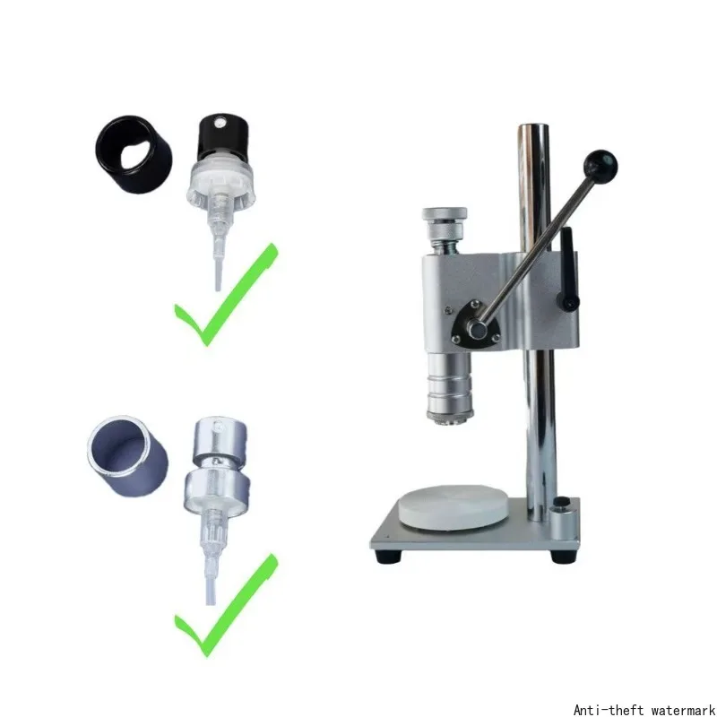 

XS01 13mm to 20mm Aluminum-Plastic Pump Handle Automatic Packaging Tool for Essential Oil Bottles and Perfume Capping Machine