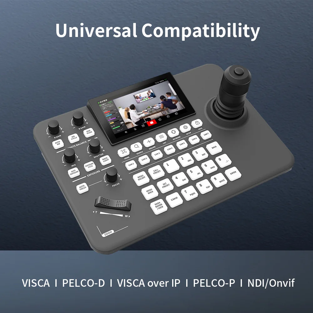 4D Network NDI PTZ Keyboard Controller 5 