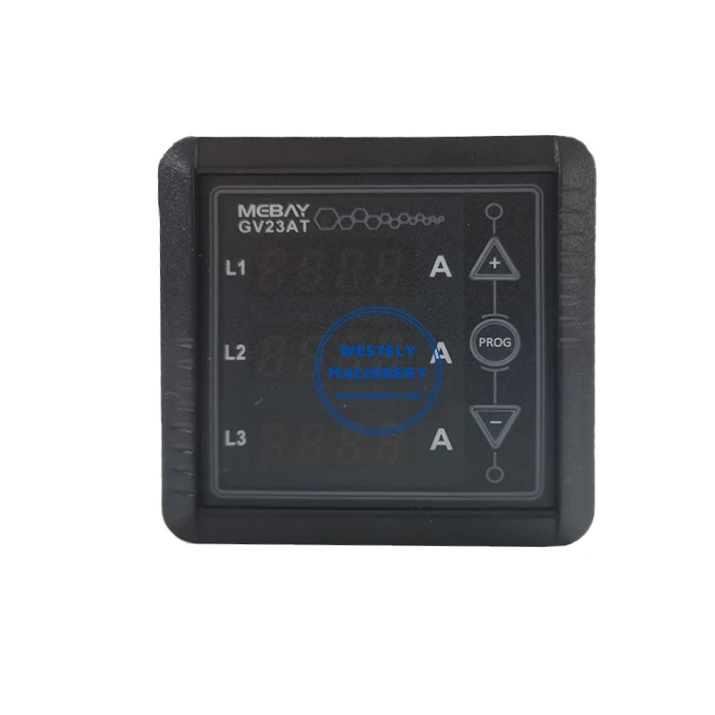 Original MEBAY GV23AT Three Phase 3P AC Digital Display Ammeter Detection Protection Control Screen