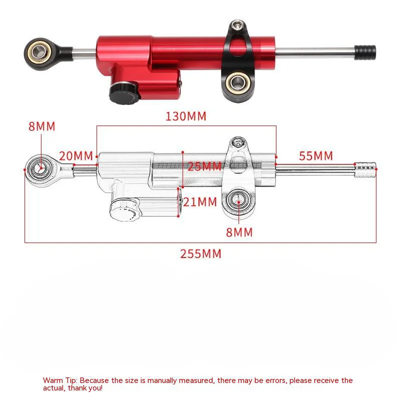 ユニバーサルアジャスタブルステアリングダンパー,モーターサイクル,指向性ダンピング,カワサキ,ホンダ,ヤマハ,BMW用