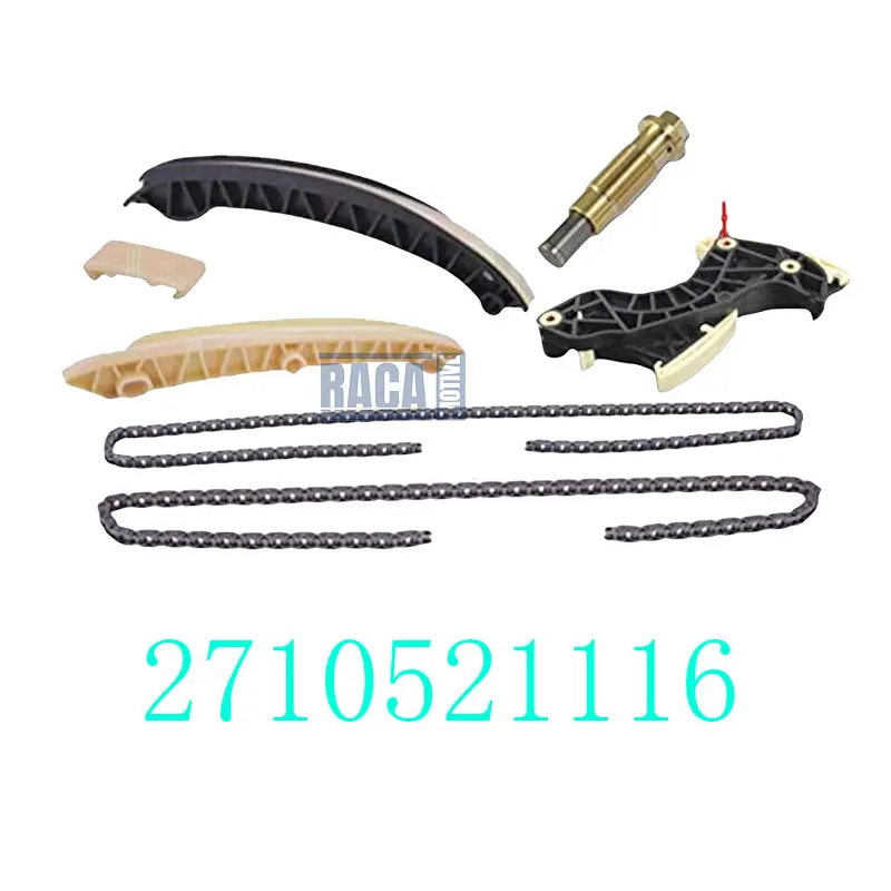 10 قطعة مجموعة سلسلة توقيت المحرك لـ M271 مرسيدس بنز A209 C209 W203 W204 CL203 R171 0009933978 A0009932176 A2710521116