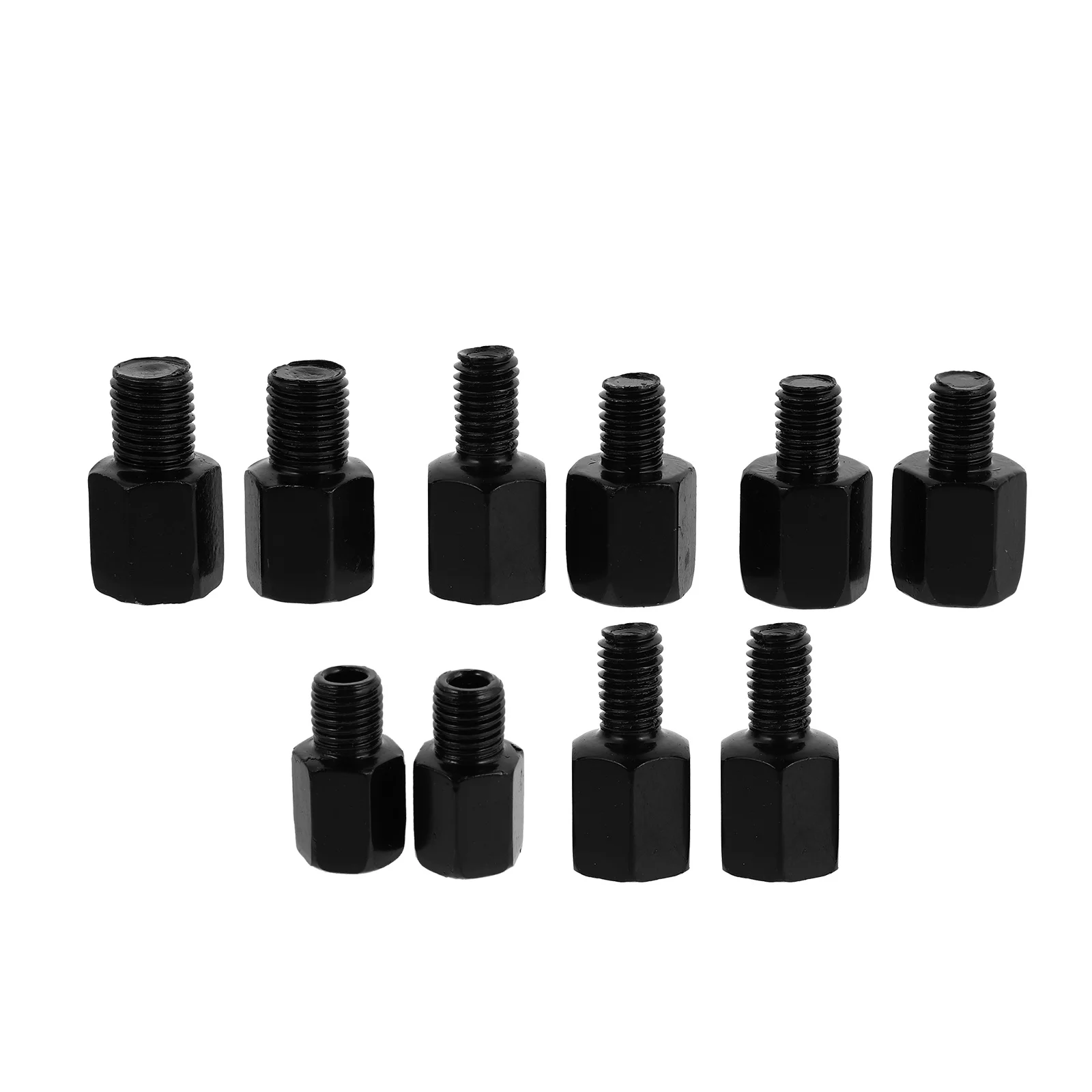 10 قطعة محول الرؤية الخلفية للدراجات النارية مرآة فولاذية جبل الناهضون تمديدات محولات مرآة جانبية للدراجات الكهربائية العالمية