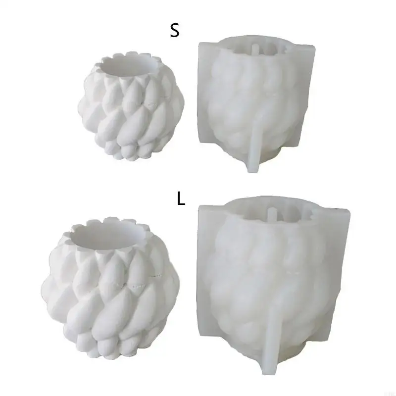 

R3MC Flowerpot Storage Mold Trinket Ornament Mold DIY Handmade Home Decoration