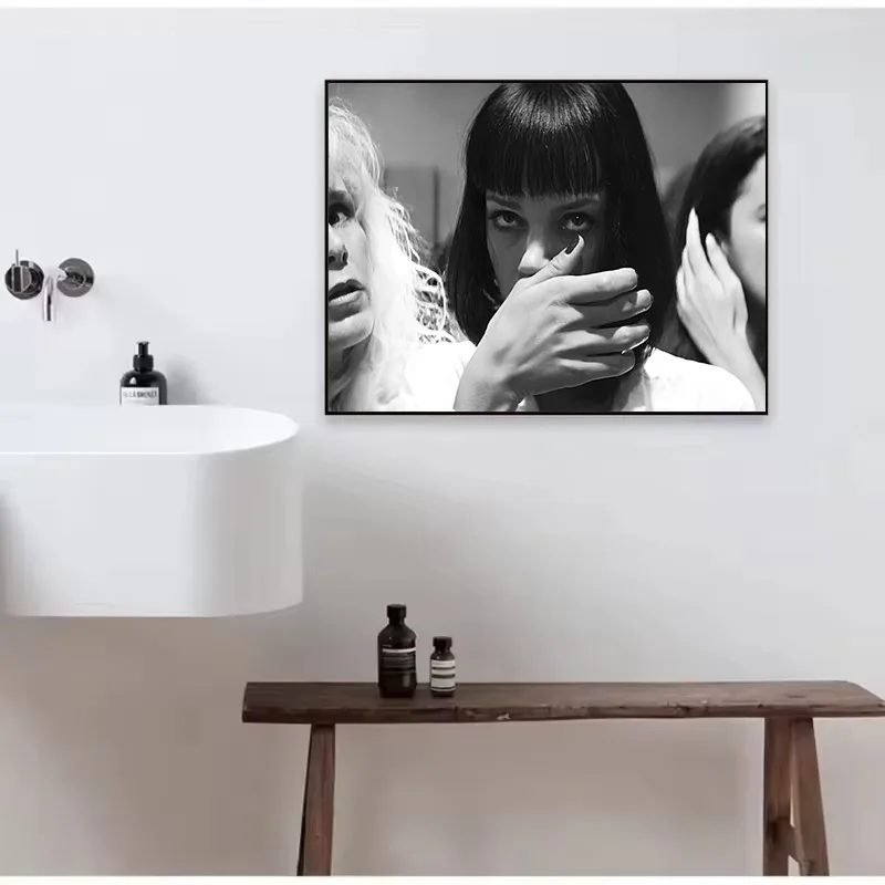 Black&White Iconic Movie Scenes Dirty Dancing Pulp Fiction Photography Poster Canvas Painting Wall Art Pictures Home Decor