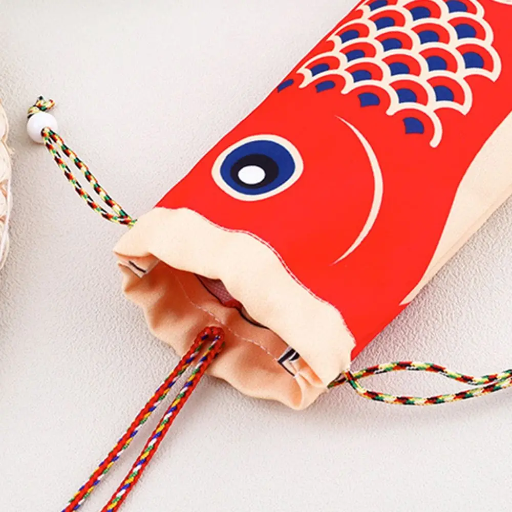 Color Smooth Pendant Lucky Pouch Car Hanging Small Item Bag Koi Carp Blessing Bag Jewelry Bags Japanese Style Sachet Coin Purse