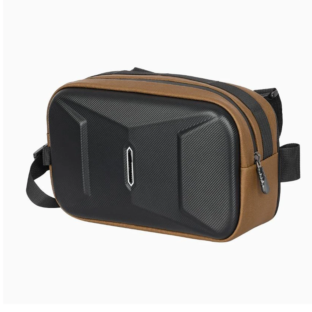 3L Handlebar Mounted Bag for Bicycles Front Storage Pouch with Sturdy Shell Front for Road and Mountain Cycling Needs