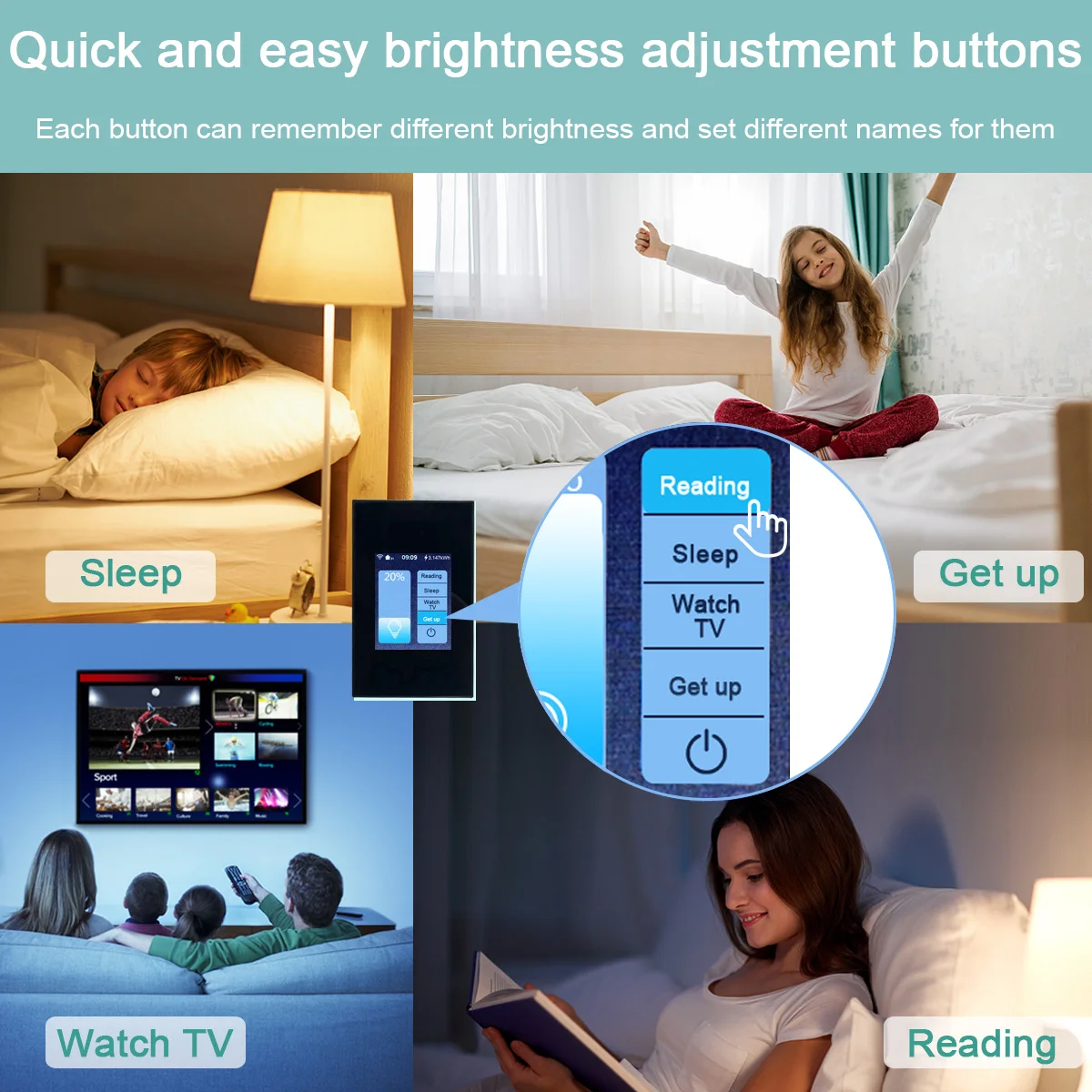 Lanbon Switch 8 Homekit 5 in 1 EU US Universal Smart Home التحكم المركزي لوحة زجاجية ذكية تعمل باللمس مفتاح الإضاءة الجدار