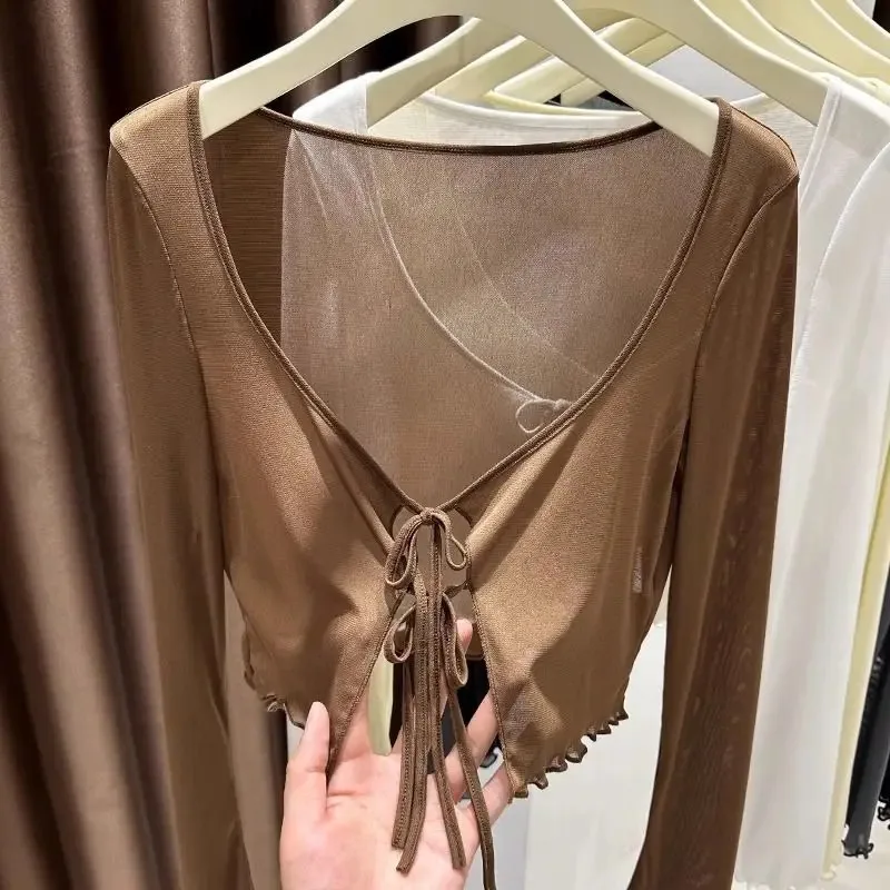 

Накидка с длинным рукавом, белая, черная пляжная накидка, шаль для платья, летнее болеро, куртка, женский кардиган, женский солнцезащитный чехол