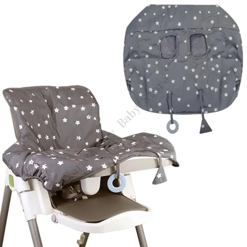 

Portable Foldable Baby High Chair Cushion Cover Washable Dining Chair Full Cover Cushion Liner for Grocery Cart High Chair