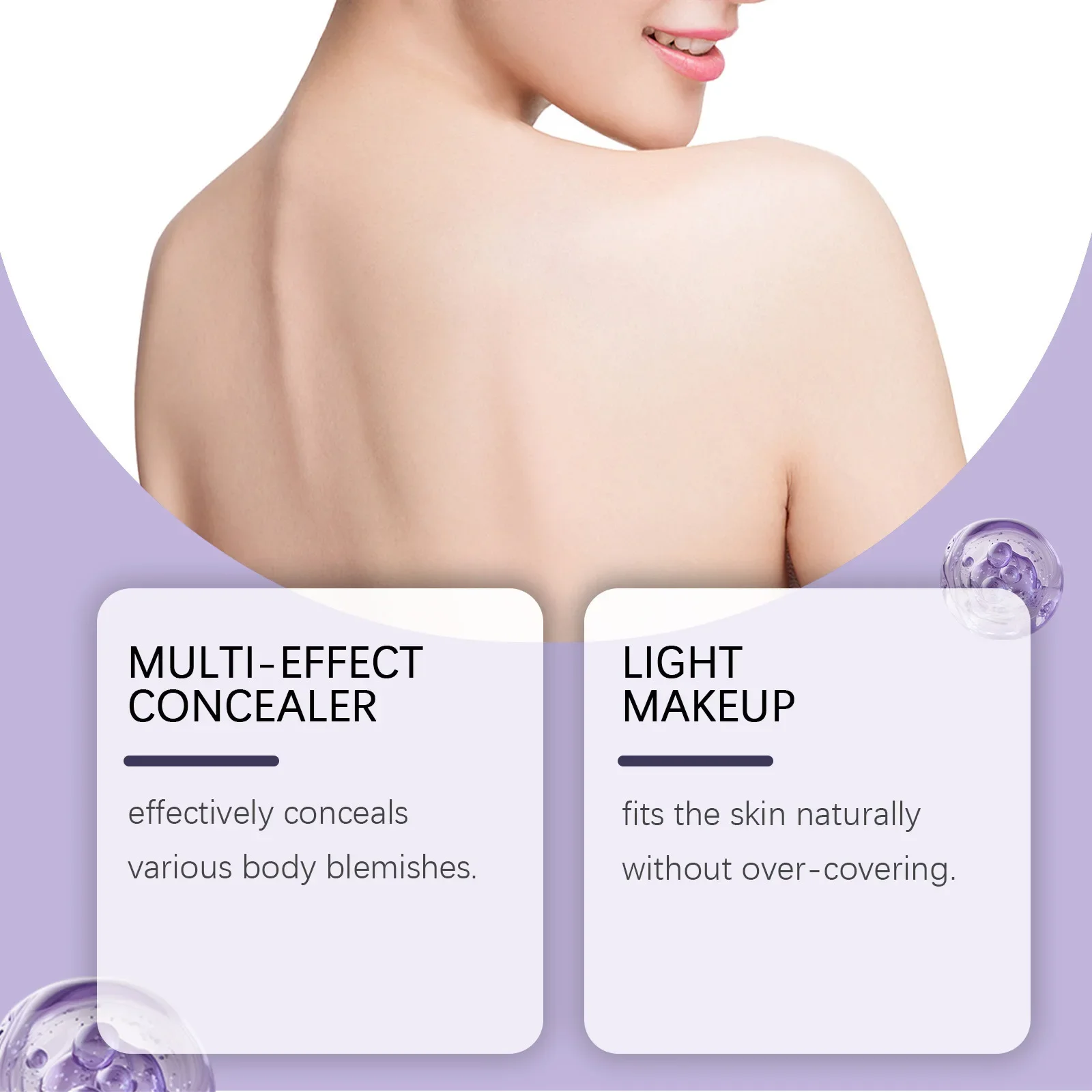 Body Concealer Care Cream Natural and Light Makeup Daily Even Face and Body Skin Color To Create A Lasting Foundation