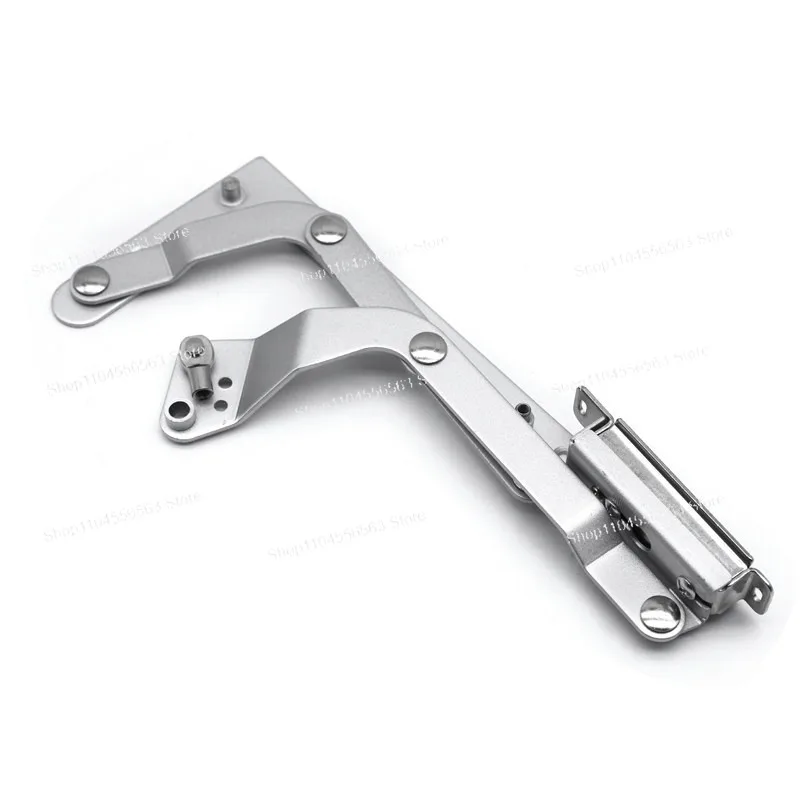Cabinet door rising door support frame translation lifting up and down air support rod upper door tie hydraulic connector view 5