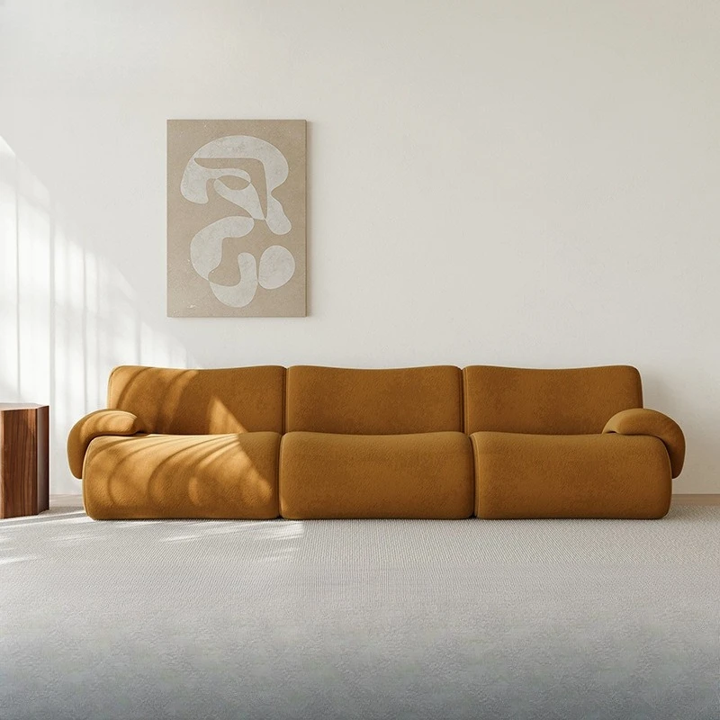 

Nordic minimalist Lemmy module combination sofa three-person small apartment retro fabric sofa designer furniture
