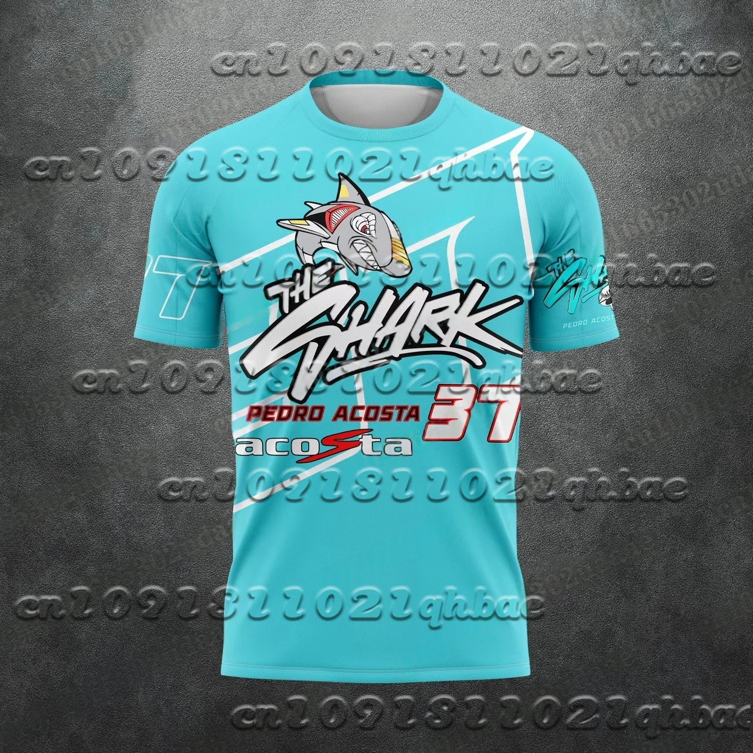 

2025 Men's And Women's Motorcycle Casual Loose Short Sleeved T-Shirt Summer Hot Selling Quick Drying Printed Short Sleeved Shirt