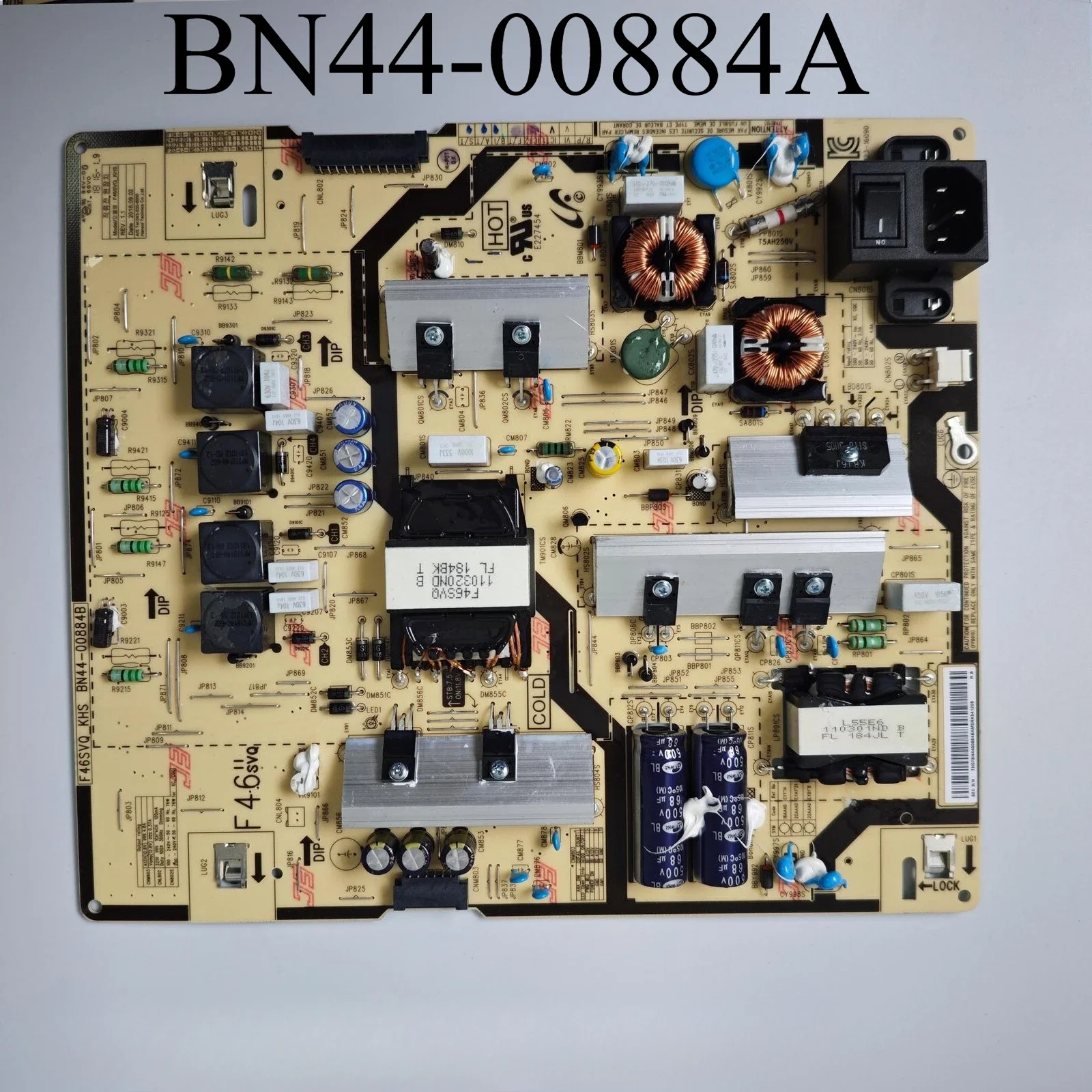 

Power Supply Board BN44-00884A F55E6_KHS is for Monitor LH55PMHPBGC/XS LH55PMHPBGC/XT LH55PMHPBGC/XV LH55PMHPBGC/XY Display