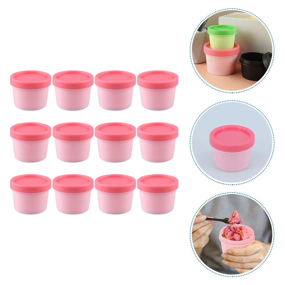 

12 Pcs Mask Bottle Box Cosmetics Case Sub-packing Jars Refillable Face Cream Container Creami Sample Pp Dispense Travel