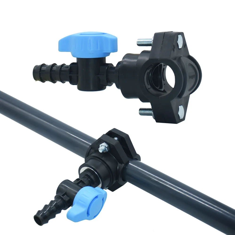 

20mm 25mm 32mm to 1/2 inch 16mm Garden Hose Splitter Tee Reducer Barb Connector Tap Valve DN15/20/25 water splitter Fitting