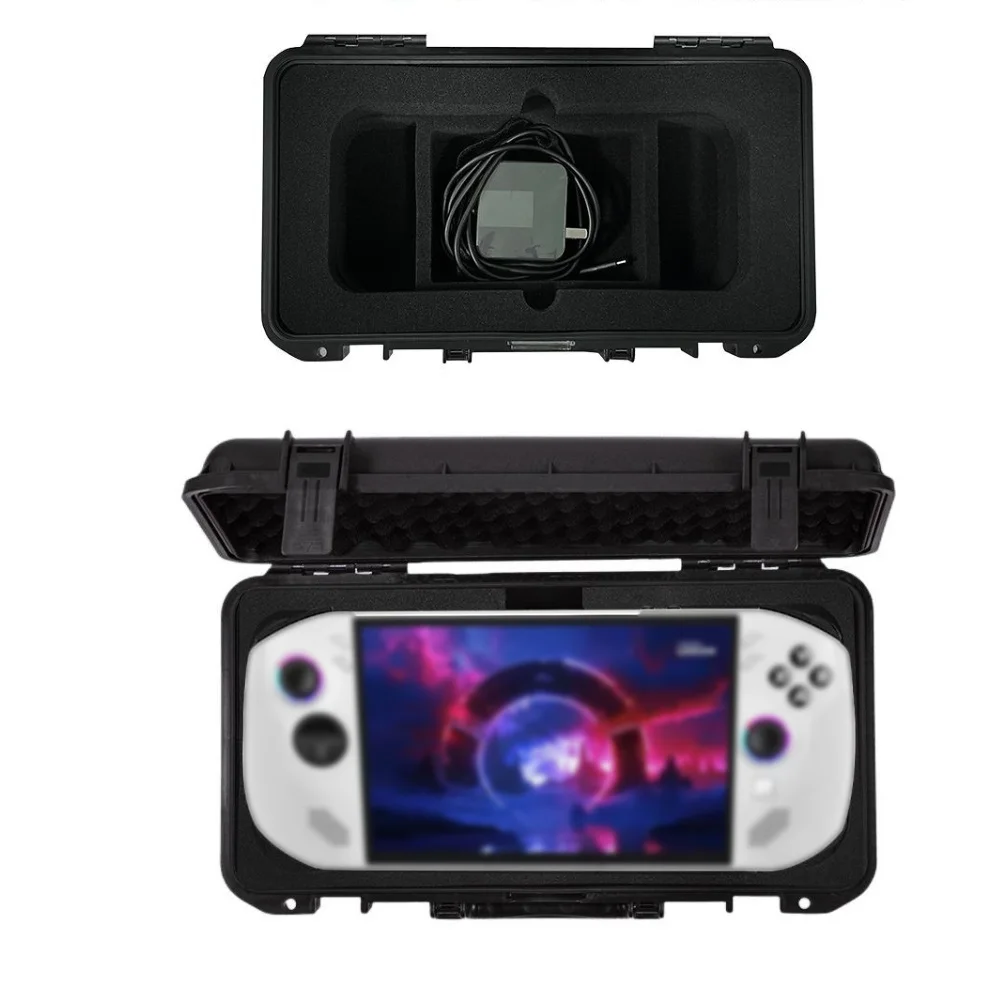 Portable Storage Box For Legion GO S Black Handheld Game Console Protective Carrying Case Hard Shell Organizer Game Accessories