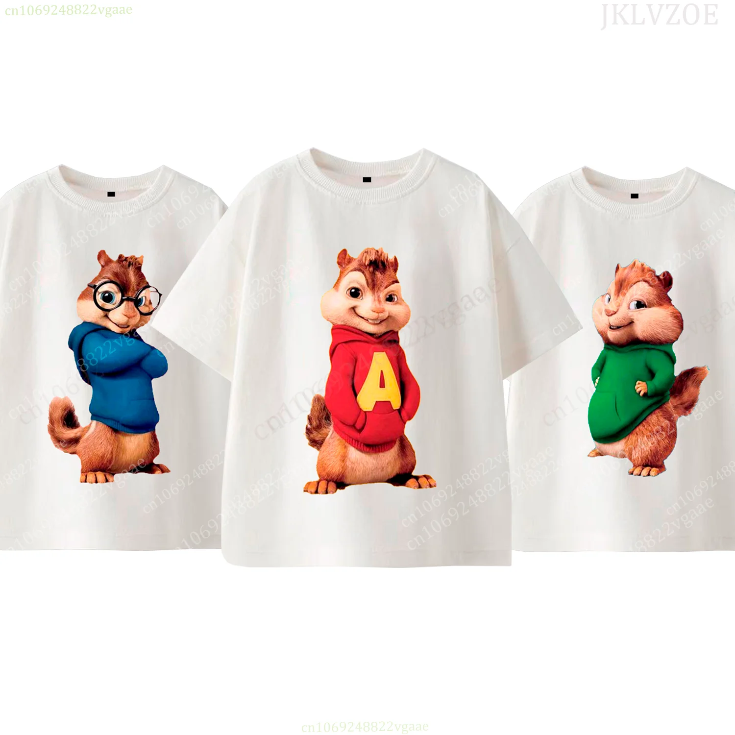 Summer Alvin and the Chipmunks T Shirt Kids Cotton Short Sleeve Boys Girls 2pcs Tee Men Clothes Children 3pcs