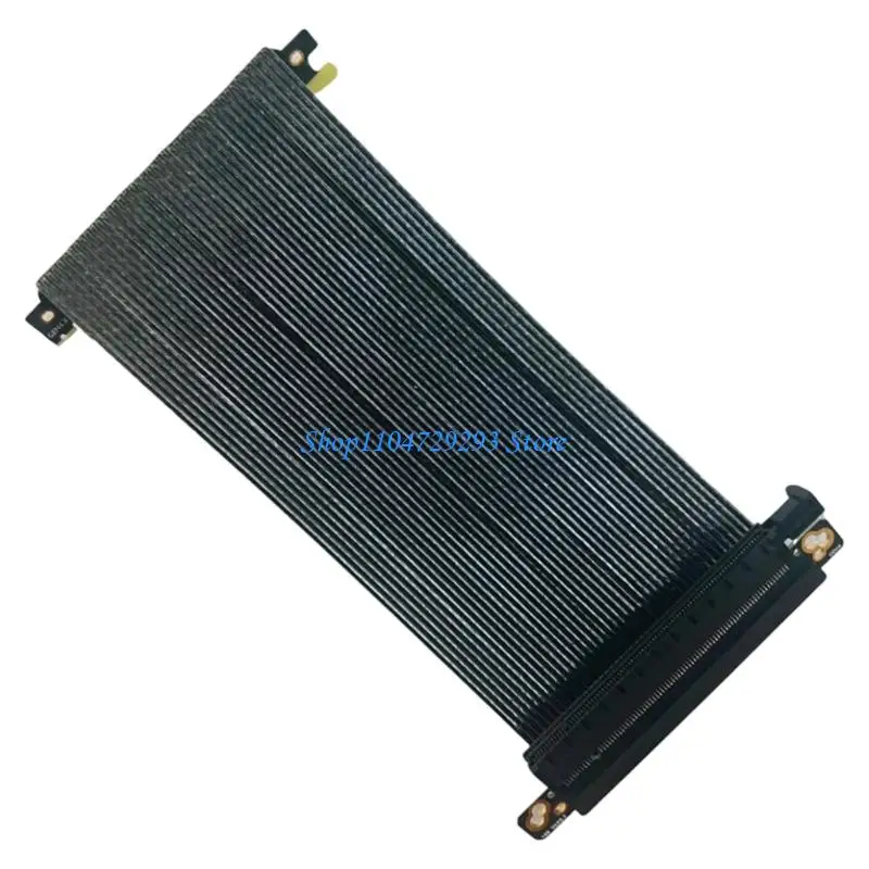 

Y2GD Mini Chasses PCIe4.0 X16 Risers Cable for Graphics Card ITX PC Case PCIe4.0 X16 Double Reverse GPU Extension Cord