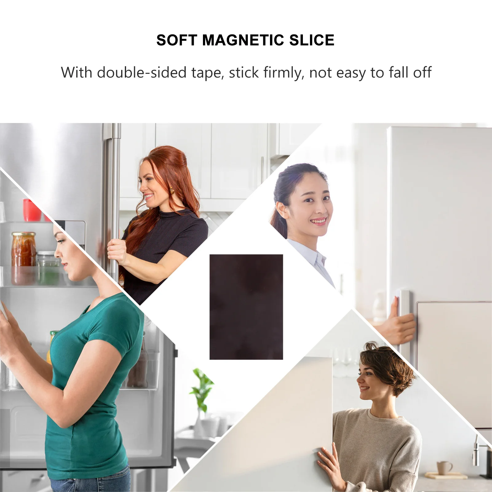 صفائح مطاطية مغناطيسية مرنة قابلة للتقشير والالتصاق لخزائن الصور المدرسية والمشروعات الفنية والأوراق المغناطيسية اللاصقة #3