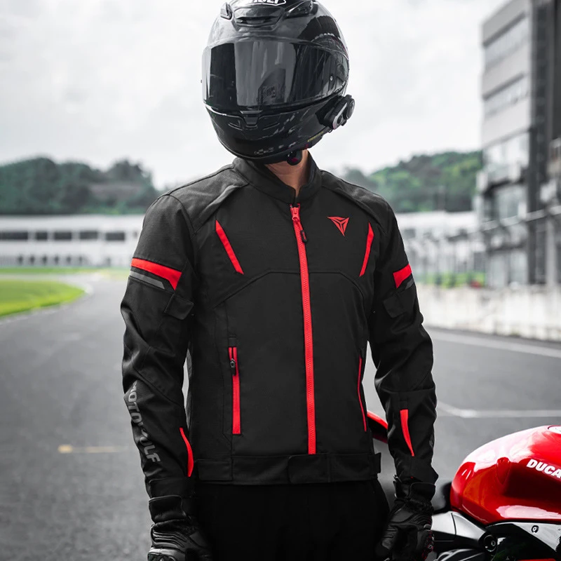 Ropa de montar cálida a prueba de viento para motociclismo, equipo de protección CE incorporado, protector solar, chaqueta cálida impermeable, invierno