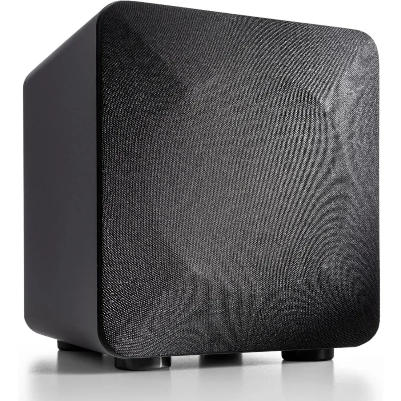 S6 210W Compact Powered Mini Subwoofer  Great for Desktops, Apartments, Offices and Gaming Setups