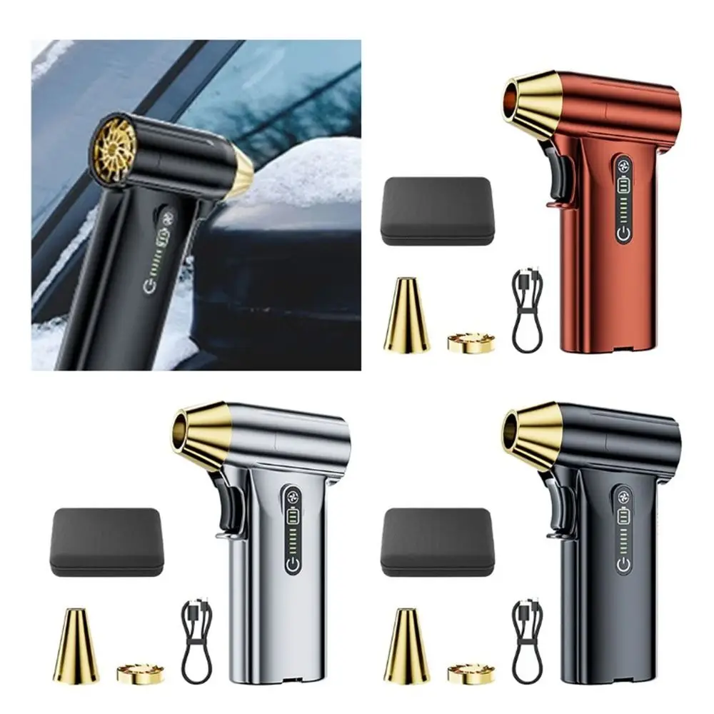 

130000RPM Violent Turbo Fan Type-C Charging 4000mAh Battery Brushless Motor Blower Wireless Design Wind Speed 52m/s