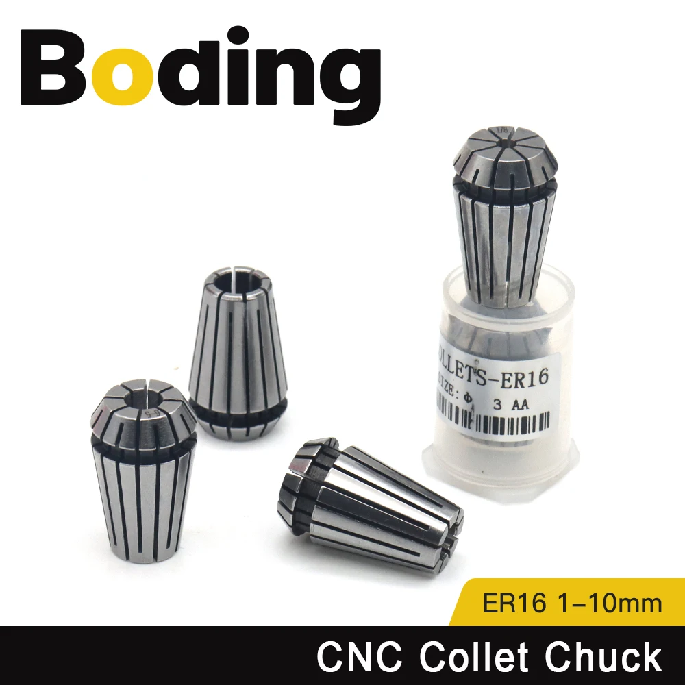 

ER16 1-10mm ER Spring Collet Chuck Accuracy 0.008mm Tool Bits Holder for CNC Milling Tool Holder Engraving Machine Spindle Motor