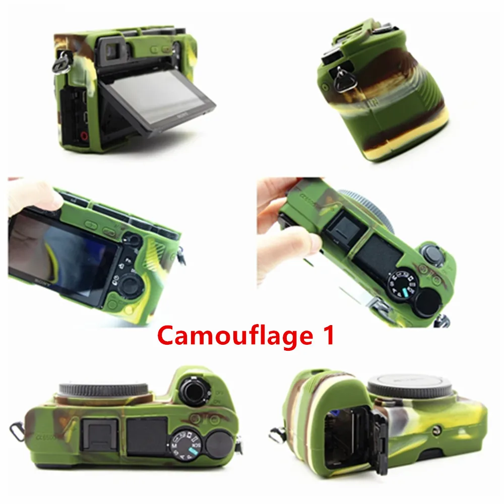 Rubber Silicon Case Body Cover Protector Skin for Sony A6500 ILCE6500 ILCE-6500 Camera