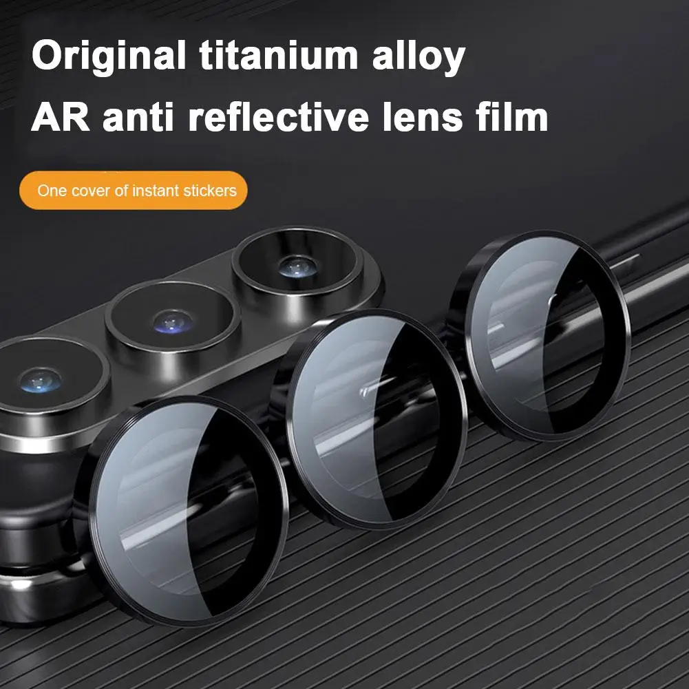 Per Samsung Z Fold 6/flip 6 obiettivo in metallo per telefono cellulare copertura in metallo pellicola protettiva per obiettivo della fotocamera posteriore HD B2E4