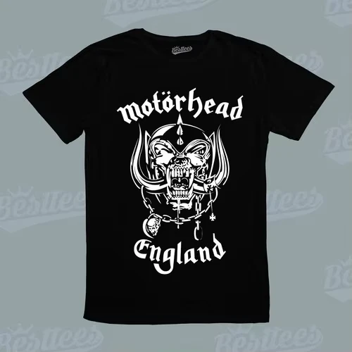 Camiseta MOTORHEAD Lemmy, artista del rock británico heavy metal, banda de Inglaterra