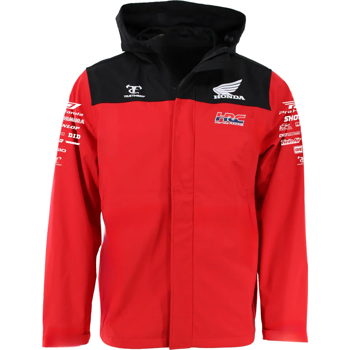 سترة هوندا ترو تيمبر خفيفة الوزن باللونين الأحمر والأسود للرجال والنساء ملابس ركوب الدراجات في الهواء الطلق HRC مقبس دراجة نارية هوندا موتو #2