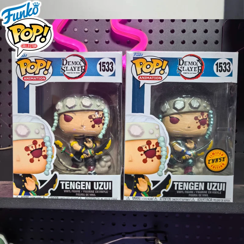 

Фанко Поп! Анимация: Demon Slayer - Тенген Узуи (Chase Metallic) # Коллекционные фигурки 1533 для мальчиков и девочек, подарок