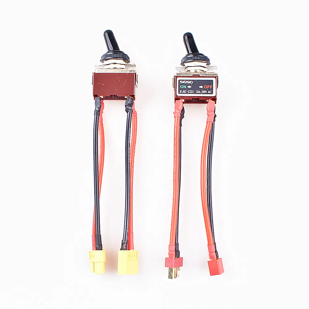 32A high current waterproof switch XT60/T plug remote control ship silver contact high current rocker arm toggle switch