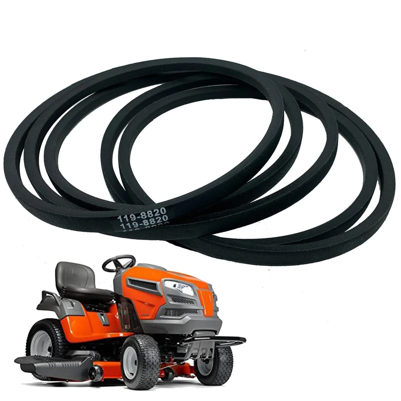 Deck Drive V-Belt with Kevlar for Toro TimeCutter/Exmark Quest/D140/Cub Cadet RZT 119-8820 114-0453 GX20571 Replacement