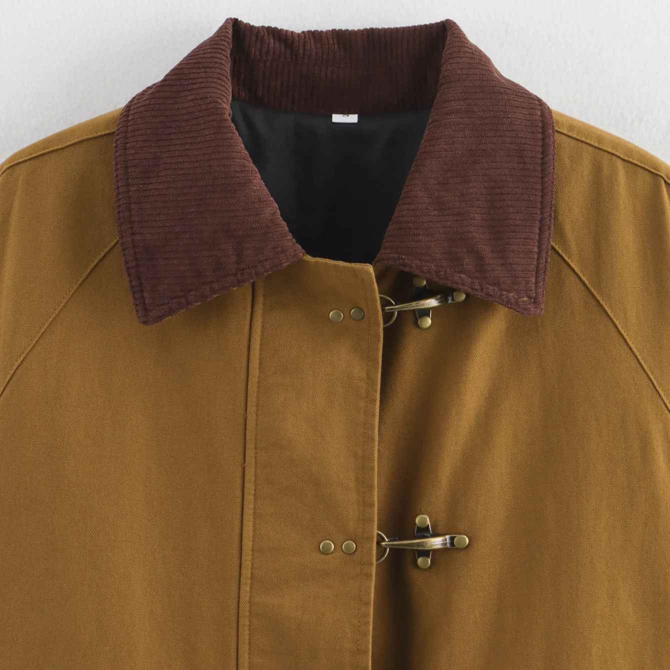 

New Arrival Autumn Winter Polo Collar Zipper Closure Comfortable Casual Style Street Fashion Women's Cotton Jacket Collared Coat