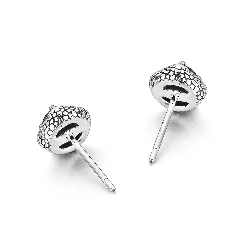 Brincos para homens: sofisticados, nicho, brincos pretos vintage para senhores – joias de orelha ouda e elegantes