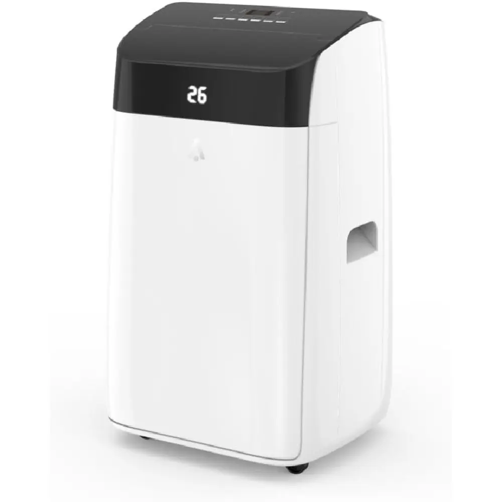 14000 BTU Portable Air Conditioner Cools 750 Sq. Ft., 3-in-1 Quiet Unit with Remote, Auto Swing, 24H Timer for Large Rooms