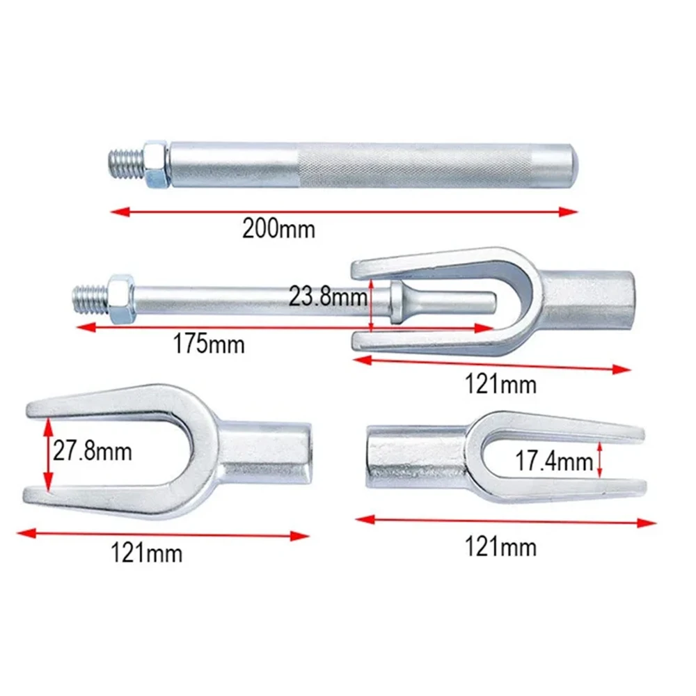 5pcs Front End Service Tool Kit Ball Joint Separator Pitman Arm Tie Rod Puller Ball head fork suit